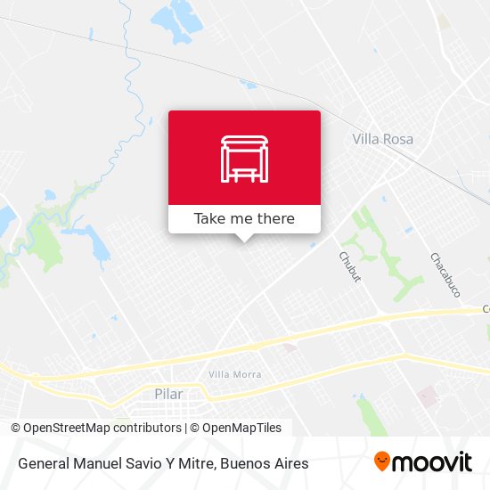 General Manuel Savio Y Mitre map