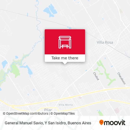 Mapa de General Manuel Savio, Y San Isidro