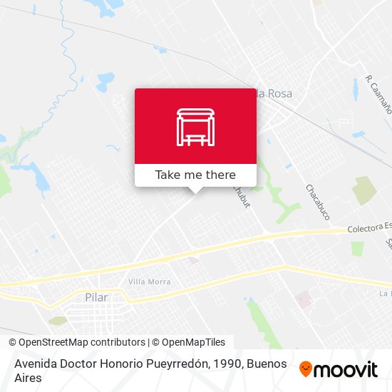 Mapa de Avenida Doctor Honorio Pueyrredón, 1990