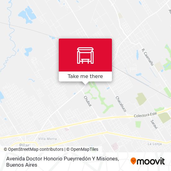 Avenida Doctor Honorio Pueyrredón Y Misiones map