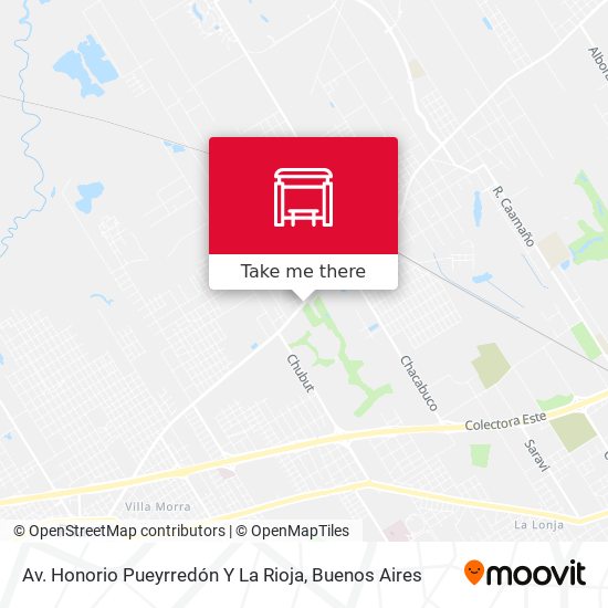 Mapa de Av. Honorio Pueyrredón Y La Rioja