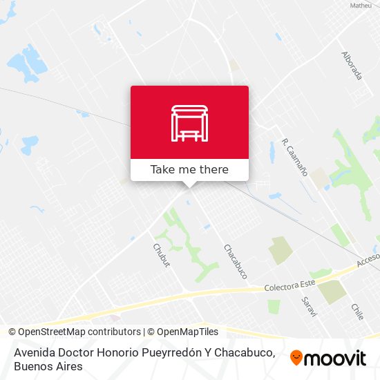 Mapa de Avenida Doctor Honorio Pueyrredón Y Chacabuco