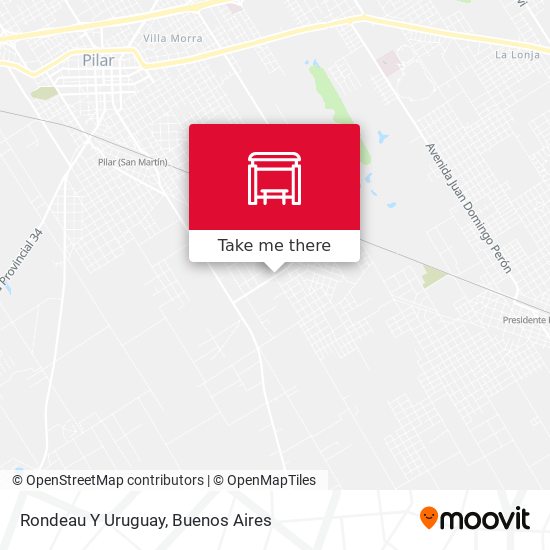 Rondeau Y Uruguay map