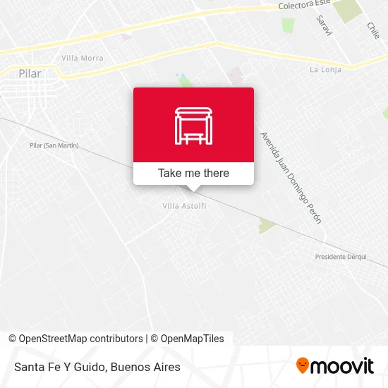 Santa Fe Y Guido map