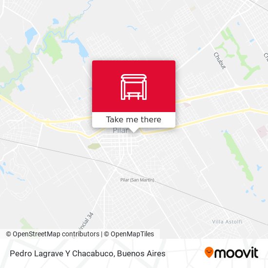 Pedro Lagrave Y Chacabuco map
