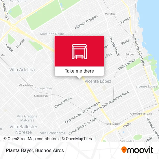Planta Bayer map