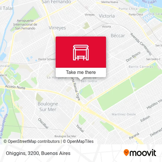 Ohiggins, 3200 map