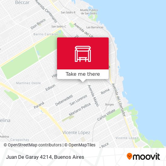 Juan De Garay 4214 map