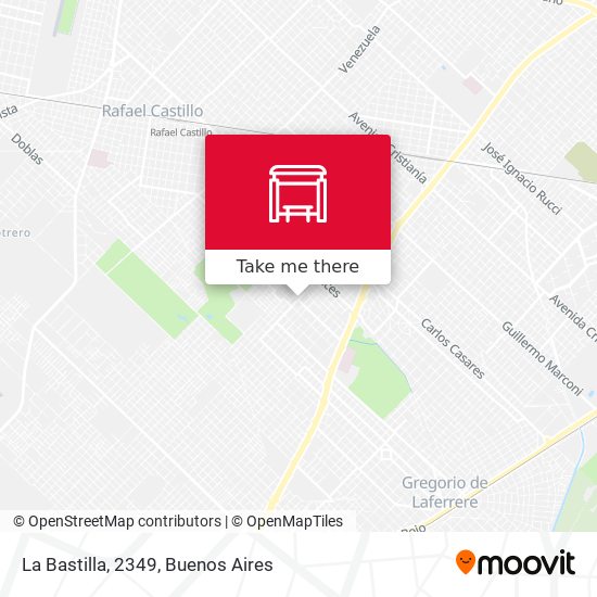 Mapa de La Bastilla, 2349
