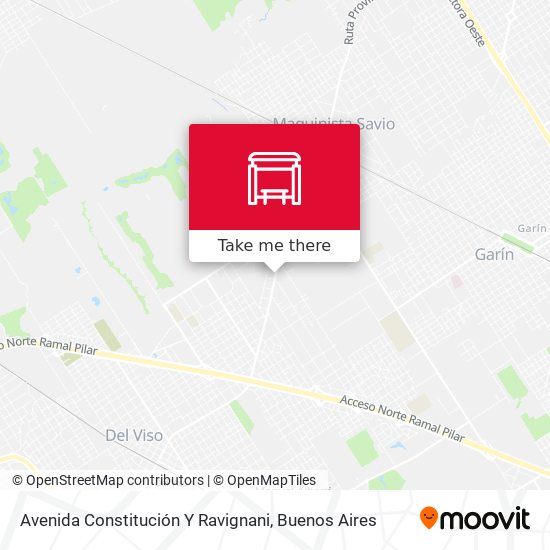 Avenida Constitución Y Ravignani map