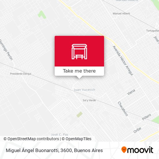 Miguel Ángel Buonarotti, 3600 map
