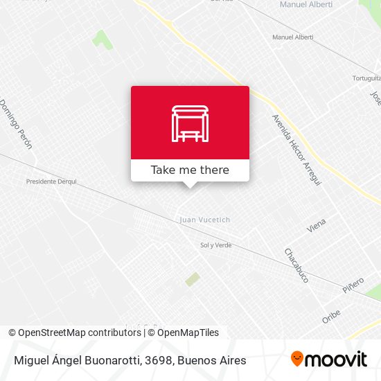 Miguel Ángel Buonarotti, 3698 map