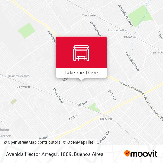 Avenida Hector Arregui, 1889 map