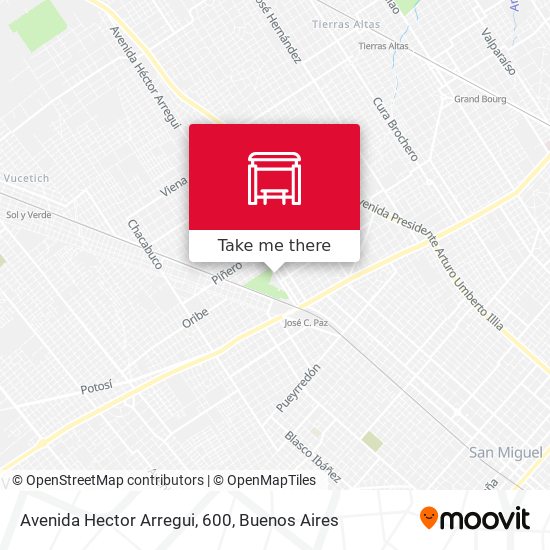 Mapa de Avenida Hector Arregui, 600