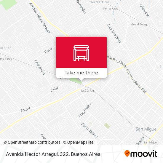 Avenida Hector Arregui, 322 map