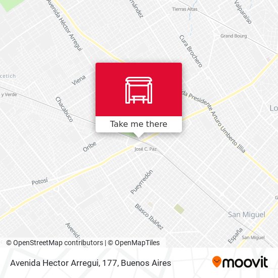 Mapa de Avenida Hector Arregui, 177