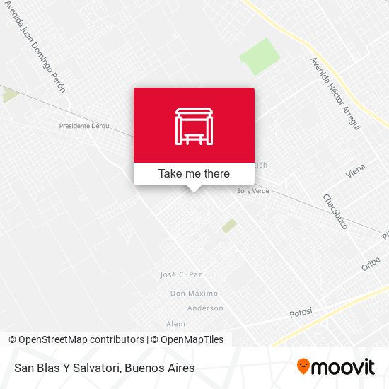 Mapa de San Blas Y Salvatori