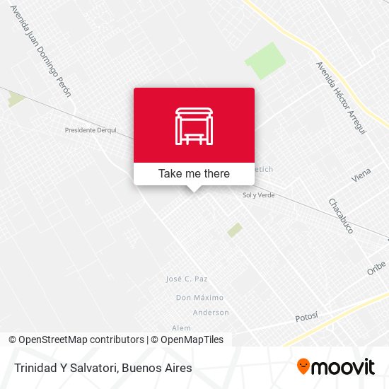 Trinidad Y Salvatori map