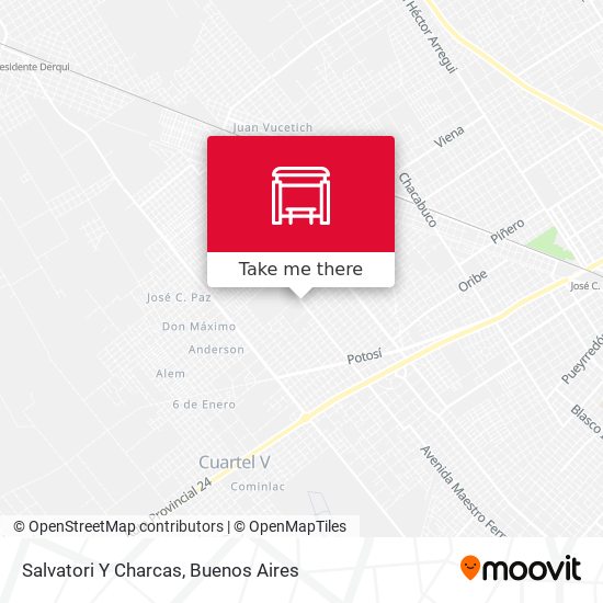 Salvatori Y Charcas map