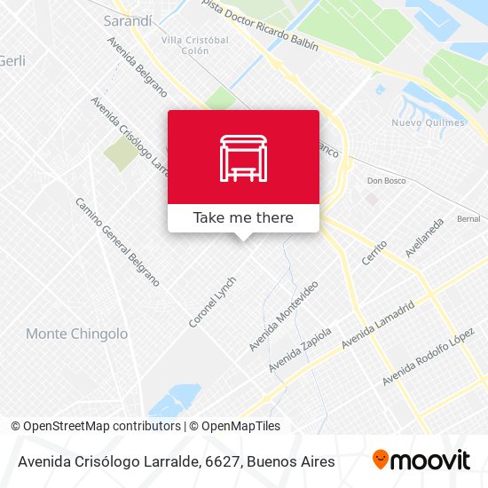 Avenida Crisólogo Larralde, 6627 map