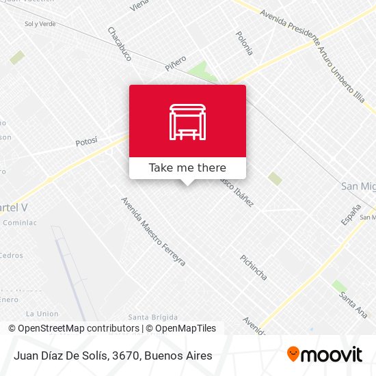 Juan Díaz De Solís, 3670 map
