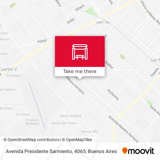 Avenida Presidente Sarmiento, 4065 map