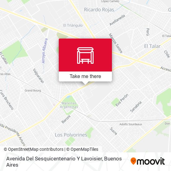Mapa de Avenida Del Sesquicentenario Y Lavoisier