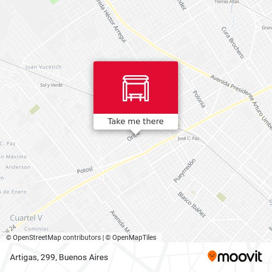 Mapa de Artigas, 299