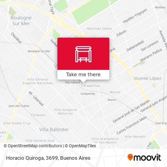 Horacio Quiroga, 3699 map