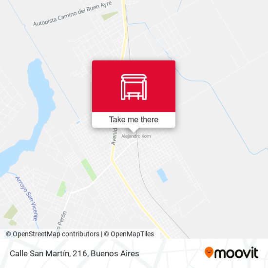 Calle San Martín, 216 map