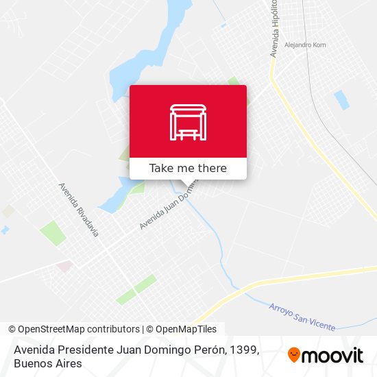 Mapa de Avenida Presidente Juan Domingo Perón, 1399