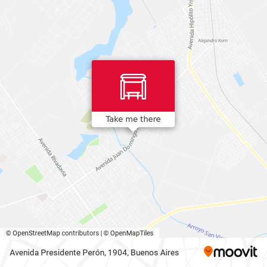 Avenida Presidente Perón, 1904 map