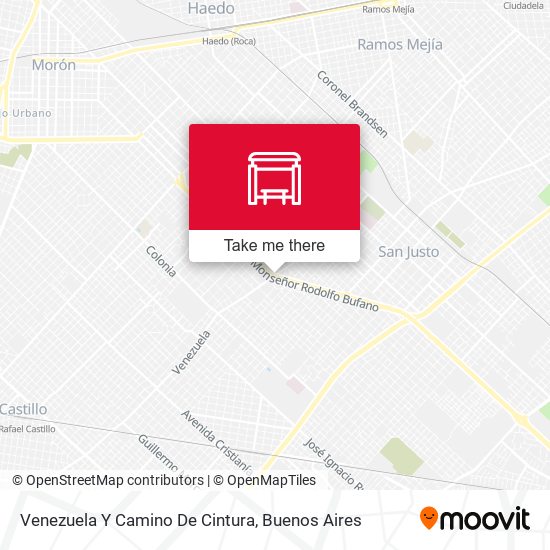 Venezuela Y Camino De Cintura map