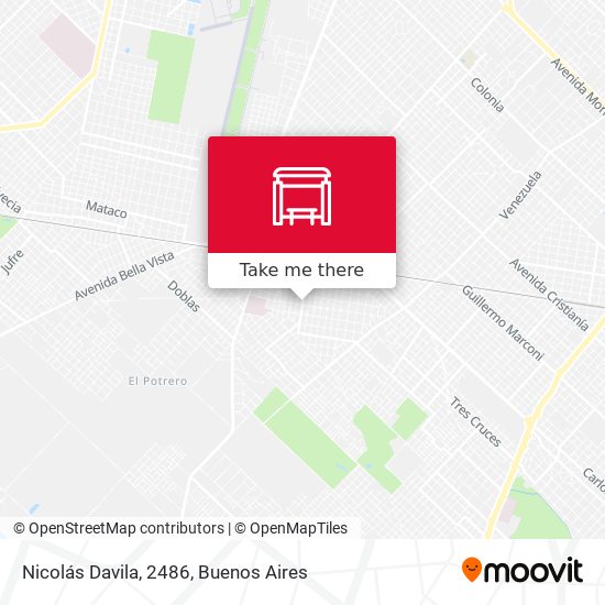 Nicolás Davila, 2486 map