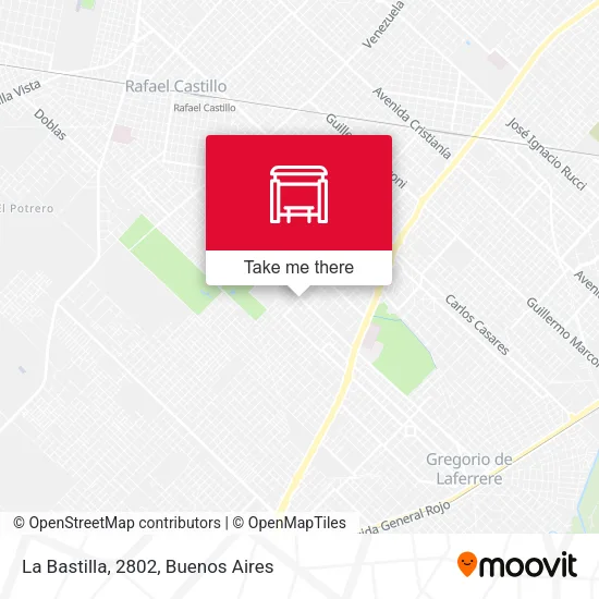 La Bastilla, 2802 map