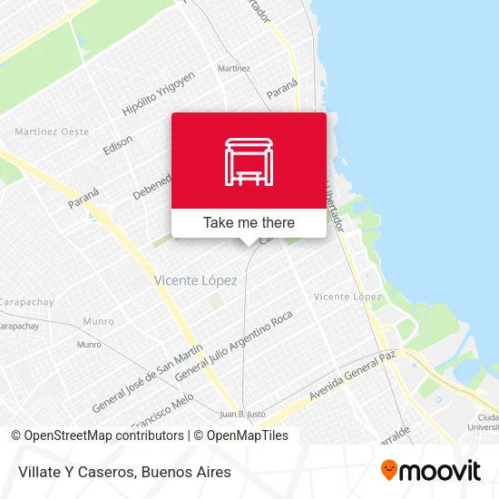 Villate Y Caseros map