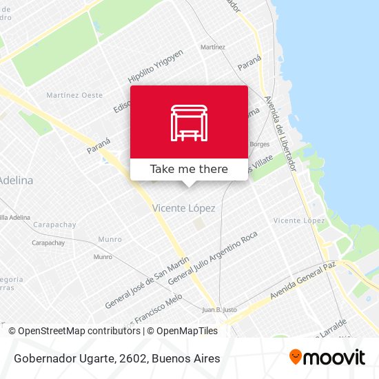 Gobernador Ugarte, 2602 map