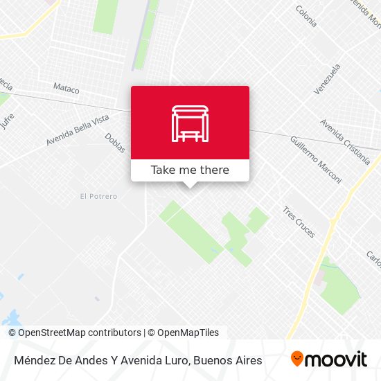 Méndez De Andes Y Avenida Luro map