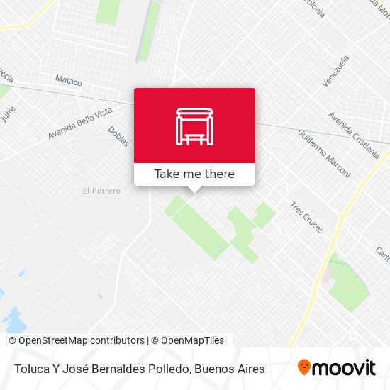 Toluca Y José Bernaldes Polledo map