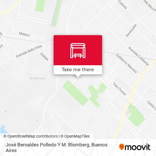 José Bernaldes Polledo Y M. Blomberg map