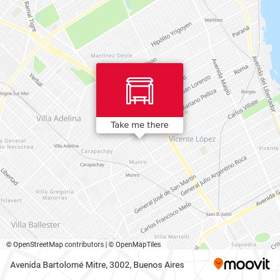 Avenida Bartolomé Mitre, 3002 map