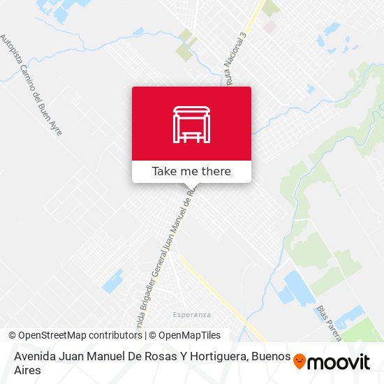 Mapa de Avenida Juan Manuel De Rosas Y Hortiguera