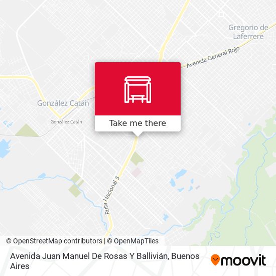Avenida Juan Manuel De Rosas Y Ballivián map
