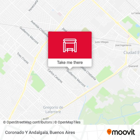 Coronado Y Andalgalá map