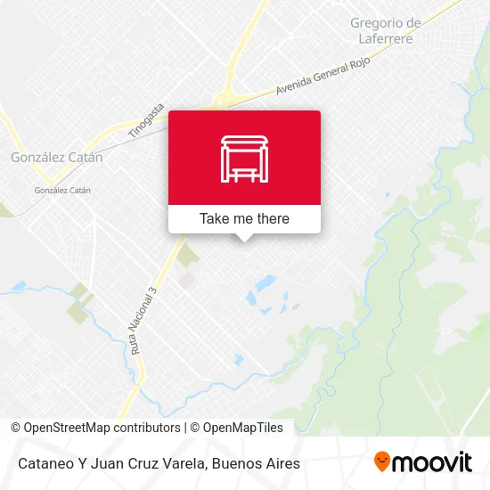 Cataneo Y Juan Cruz Varela map