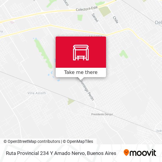 Mapa de Ruta Provincial 234 Y Amado Nervo