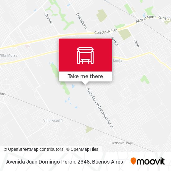 Mapa de Avenida Juan Domingo Perón, 2348