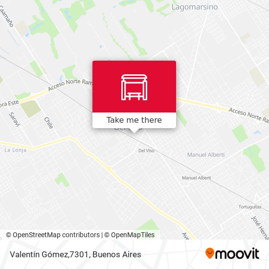 Valentín Gómez,7301 map