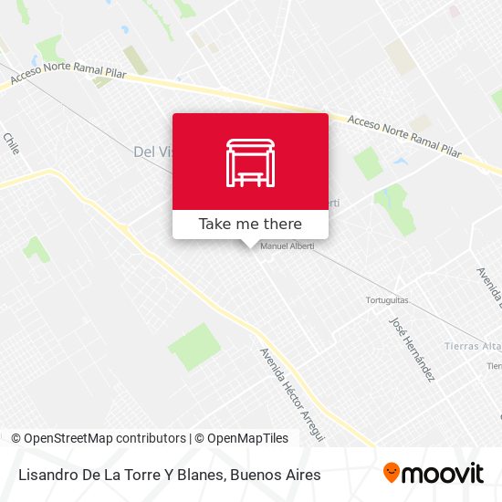 Lisandro De La Torre Y Blanes map