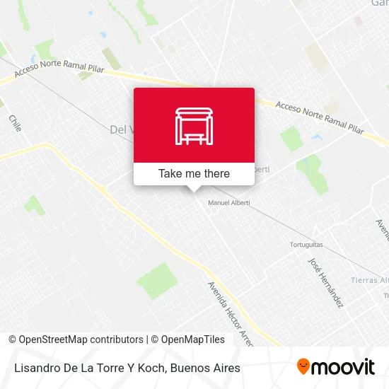 Lisandro De La Torre Y Koch map